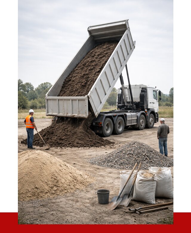 Доставка самосвалом 30 кубов в Махачкале от 8802 р. | ПРОНЕРУДМхч