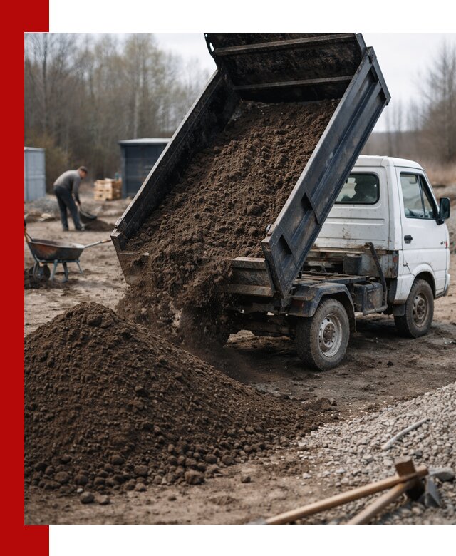 Аренда минисамосвала в Махачкале для доставки сыпучих материалов