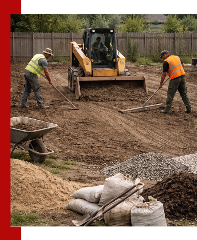 Выравнивание участка под строительство и благоустройство в Махачкале
