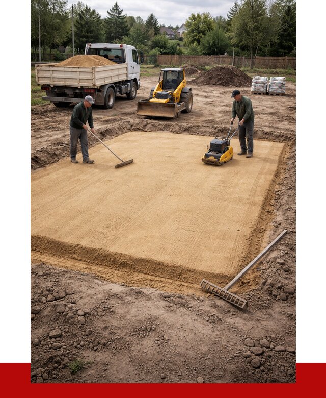 Устройство песчаной подушки в Махачкале от 4660 р. ПРОНЕРУДМхч